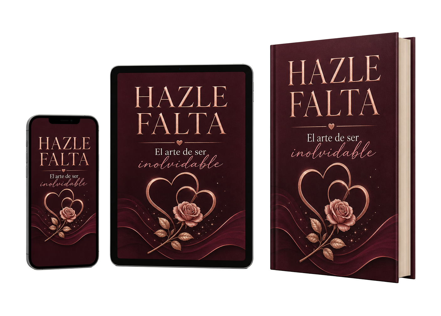 Hazle Falta disponible en celular, tablet y libro impreso